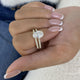 STELLARIS Diamond Set 2 Rings 3 ct TCW