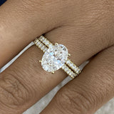 Stellaris Bridal Rings Set 3.00ct TCW, Solid Gold 14k