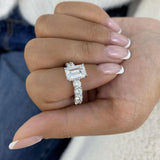 Rasola Ring 5.5 ct TCW , Solid Gold 14k