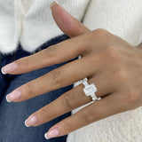 Rasola Ring 5.5 ct TCW , Solid Gold 14k