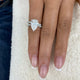 Unityx Bridal Set Rings Set 4.8ct TCW, White Gold 14K