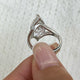 Eterna Engagement Ring 6.6ct TCW, White Gold 14K
