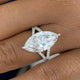 Eterna Engagement Ring 6.6ct TCW, White Gold 14K