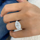Diamora Engagement Ring 3.9ct TCW, White Gold 14K