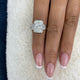 Eluré Engagement Ring 6ct TCW, White Gold 14K