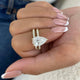 Noirelle Bridal Set Rings Set 4ct TCW, Yellow Gold 14K
