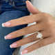 Noirelle Bridal Set Rings Set 4ct TCW, Yellow Gold 14K