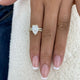 Noirelle Bridal Set Rings Set 4ct TCW, Yellow Gold 14K