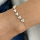 Round Tennis Bracelet 1.5ct TCW, Rose Gold 14K