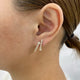 Round Drop Earrings 1.5ct TCW, Yellow Gold 14K