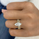 Rivon Bridal Set Rings Set 2.8ct TCW, 14K Gold