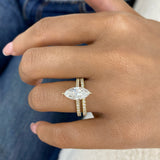 Rivon Bridal Set Rings Set 2.8ct TCW, 14K Gold