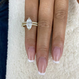 Rivon Bridal Set Rings Set 2.8ct TCW, 14K Gold