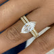 Rivon Bridal Set Rings Set 2.8ct TCW, 14K Gold