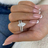 Rivon Bridal Set Rings Set 2.8ct TCW, 14K Gold