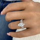 Rivon Bridal Set Rings Set 2.8ct TCW, 14K Gold