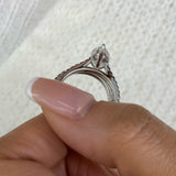 Rivon Bridal Set Rings Set 2.8ct TCW, 14K Gold