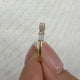 Baguette Band Ring 0.8ct TCW, Yellow Gold 14K