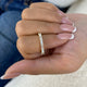 Baguette Band Ring 0.8ct TCW, Yellow Gold 14K