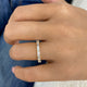 Baguette Band Ring 0.8ct TCW, Yellow Gold 14K