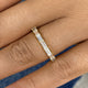 Baguette Band Ring 0.8ct TCW, Yellow Gold 14K