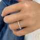 Baguette Band Ring 0.8ct TCW, Rose Gold 14K