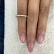 Baguette Band Ring 0.8ct TCW, Rose Gold 14K