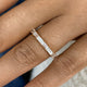 Baguette Band Ring 0.8ct TCW, Rose Gold 14K