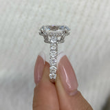 Eluné Engagement Ring 7.8ct TCW, 14K Gold