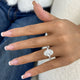 Eluné Engagement Ring 7.8ct TCW, 14K Gold