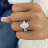 Eluné Engagement Ring 7.8ct TCW, 14K Gold