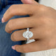 Eluné Engagement Ring 7.8ct TCW, 14K Gold