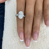 Eluné Engagement Ring 7.8ct TCW, 14K Gold