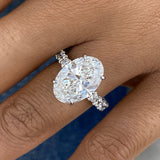 Eluné Engagement Ring 7.8ct TCW, 14K Gold
