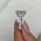 Fleuris Engagement Ring 7.8ct TCW, 14K Gold