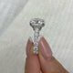 Xyra Engagement Ring 8.8ct TCW, 14K Gold