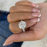 Xyra Engagement Ring 8.8ct TCW, 14K Gold