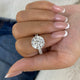 Xyra Engagement Ring 8.8ct TCW, 14K Gold