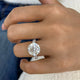 Xyra Engagement Ring 8.8ct TCW, 14K Gold