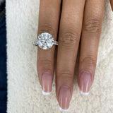 Xyra Engagement Ring 8.8ct TCW, 14K Gold