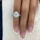 Xyra Engagement Ring 8.8ct TCW, 14K Gold