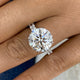 Xyra Engagement Ring 8.8ct TCW, 14K Gold