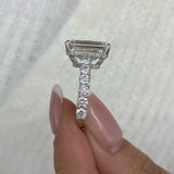 Velouria Engagement Ring 8.8ct TCW, 14K Gold