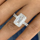 Velouria Engagement Ring 8.8ct TCW, 14K Gold