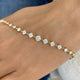 Round Tennis Bracelet 2.7ct TCW, Yellow Gold 14K