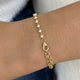 Round Tennis Bracelet 2.7ct TCW, Yellow Gold 14K