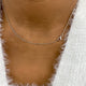 Pear Pendant Necklace 1.5ct TCW, White Gold 14K