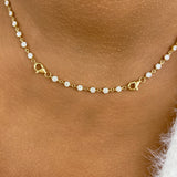 Pear Pendant Necklace 7.4ct TCW, Yellow Gold 14K