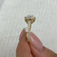 Solenne Engagement Ring 2.7ct TCW, 14K Gold