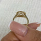 Solenne Engagement Ring 2.7ct TCW, 14K Gold